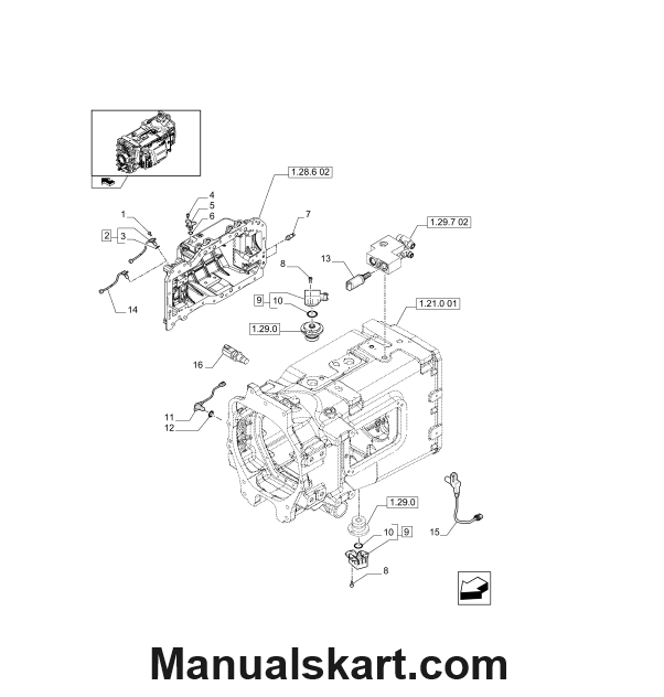 New Holland T6.180 Electro Command Tractor Pdf Parts Catalog Manual