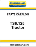 New Holland TS6.125 AG Tractor Pdf Parts Manual