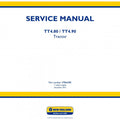 New Holland TT4.80, TT4.90 Tractor Pdf Repair Service Manual (p. Nb. 47866580)