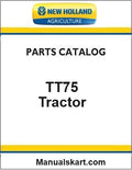 New Holland TT75 Tractor Pdf Parts Catalog Manual (4 CYL)