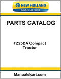 New Holland TZ25DA Compact Tractor Pdf Parts Catalog Manual