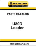 New Holland U80D Loader Landscaper Pdf Parts Catalog Manual Download (Tier 4B)
