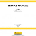 New Holland V110 Soil Compactor Pdf Repair Service Manual (p. Nb. 51492289)