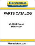 New Holland VL6060 Grape Harvester Pdf Parts Catalog Manual