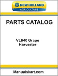 New Holland VL640 Grape Harvester Pdf Parts Catalog Manual