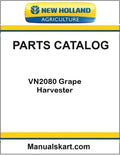New Holland VN2080 Grape Harvester Pdf Parts Catalog Manual