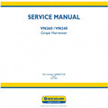 New Holland VN240, VN260 Grape Harvester Pdf Repair Service Manual (p. Nb. 6048227100)