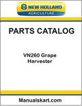 New Holland VN260 Grape Harvester Pdf Parts Catalog Manual
