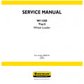 New Holland W110D Wheel Loader Pdf Repair Service Manual (p. Nb. 48083743)
