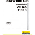 New Holland W130B Wheel Loader Pdf Repair Service Manual (p. Nb. 84249884)