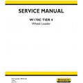 New Holland W170C Wheel Loader Pdf Repair Service Manual (p. Nb. 84525142)