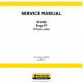 New Holland W190D Wheel Loader Pdf Repair Service Manual (p. Nb. 51428254)