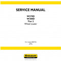 New Holland W270D, W300D Wheel Loader Pdf Repair Service Manual (p. Nb. 48083746)