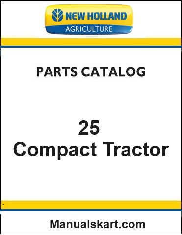 New Holland Workmaster 25 Compact Tractor Pdf Parts Manual