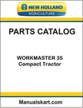 New Holland WORKMASTER 35 Compact Tractor Pdf Parts Catalog Manual