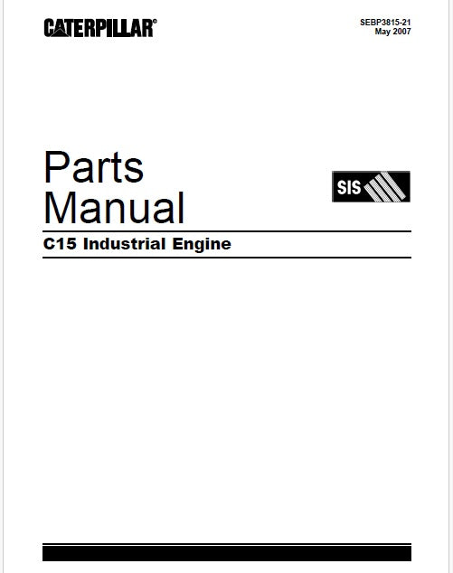 Caterpillar C15 Truck Engine Pdf Parts Catalog Manual 6NZ