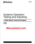 Perkins 1104D (Mech) Industrial Engines Pdf Testing and Adjusting Manual