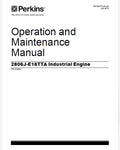 Perkins 2806J-E18TTA Industrial Engine Pdf Operation and Maintenance Manual