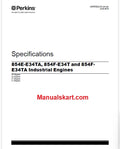 Perkins 854E-E34TA, 854F-E34T and 854F-E34TA Industrial Engines Pdf Specifications Manual