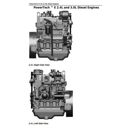 Powertech 4024 2.4L and 5030 3.0L Diesel Engines Service Repair Technical Manual Pdf - CTM101019