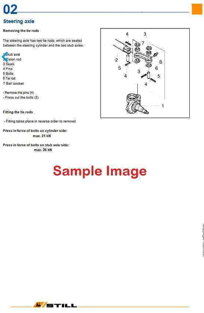 Still Wagner FMQ-25 Forklift Truck Pdf Repair Service Manual