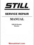 Still EXD-20 Double Stacker Pdf Repair Service Manual