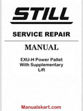 Still EXU-H Power Pallet With Supplementary Lift Pdf Repair Service Manual