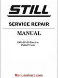Still EXU-SF-20 Electric Pallet Truck Pdf Repair Service Manual