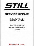 Still R07-25, R08-20 Series 127 Electric Tractor Pdf Repair Service Manual