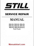 Still R60-20, R60-22, R60-25, R60-30, R60-35, R60-40, R60-45, R60-50 Electric Fork Truck Pdf Repair Service Manual