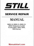 Still RX50-10, RX50-13, RX50-15, RX50-16 Electric Forklift Trucks (5051, 5053, 5054, 5055 Series) Pdf Repair Service Manual