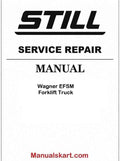 Still Wagner EFSM Forklift Truck Pdf Repair Service Manual
