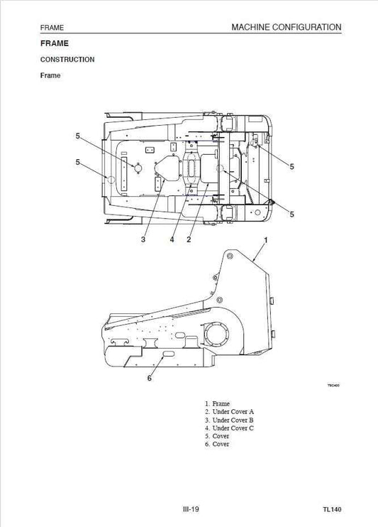 Takeuchi TL140 Loader Pdf Repair Service Manual