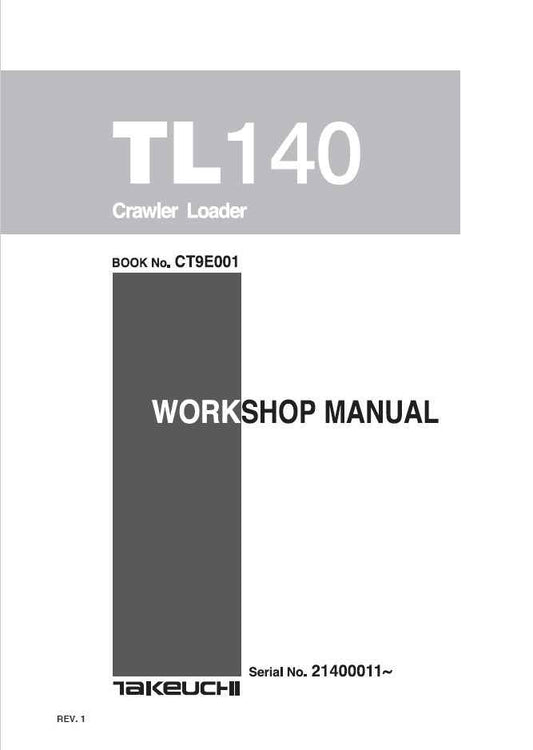 Takeuchi TL140 Loader Pdf Repair Service Manual