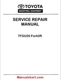 Toyota 7FGU20 Forklift PDF Repair Service Manual