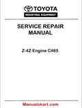 Toyota Z-4Z Engine C465 PDF Repair Service Manual