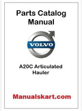 Volvo A20C Articulated Hauler Pdf Parts Catalog Manual