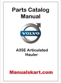 Volvo A35E Articulated Hauler Pdf Parts Catalog Manual