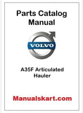 Volvo A35F Articulated Hauler Pdf Parts Catalog Manual SN 320001-