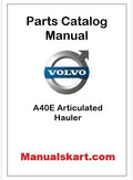 Volvo A40E Articulated Hauler Pdf Parts Catalog Manual