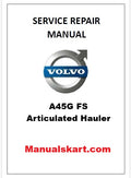 Volvo A45G FS Articulated Hauler Pdf Repair Service Manual