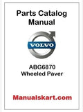 Volvo ABG6870 Wheeled Paver Pdf Parts Catalog Manual
