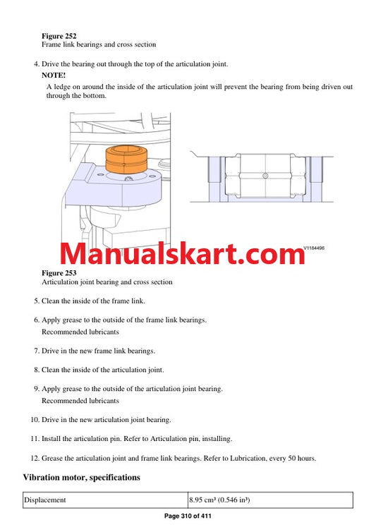 Volvo DD100HF Asphalt Compactor Pdf Repair Service Manual