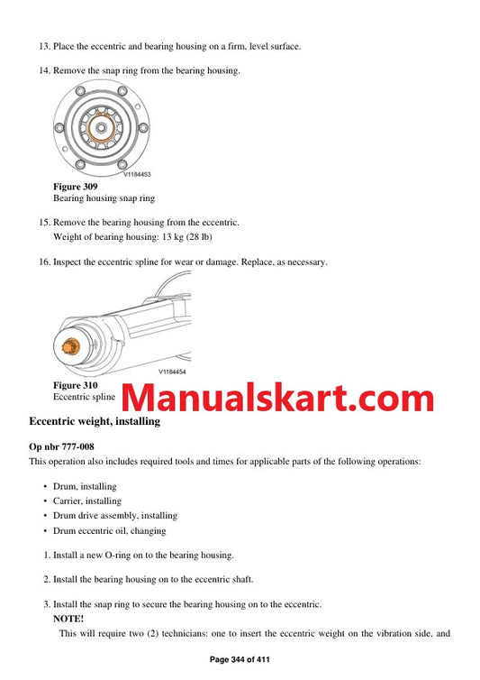 Volvo DD95 Asphalt Compactor Pdf Repair Service Manual