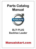 Volvo BL71 PLUS Backhoe Loader Pdf Parts Catalog Manual