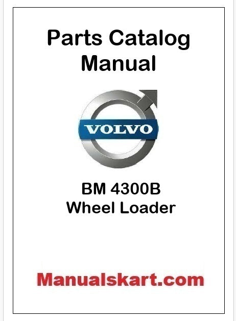 Volvo BM 4300B Wheel Loader Pdf Parts Catalog Manual
