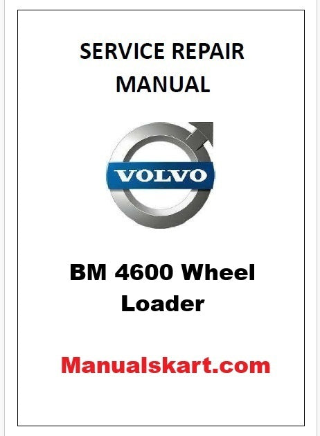 Volvo BM 4600 Wheel Loader Pdf Repair Service Manual