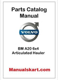 Volvo BM A20 6x4 Articulated Hauler Pdf Parts Catalog Manual
