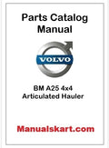 Volvo BM A25 4x4 Articulated Hauler Pdf Parts Catalog Manual
