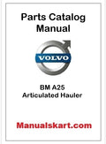 Volvo BM A25 Articulated Hauler Pdf Parts Catalog Manual